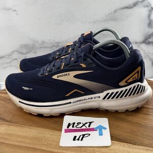 Women’s size 8.5-Brooks Adrenaline GTS 23 Blue Running Shoes Sneakers NO INSOLES